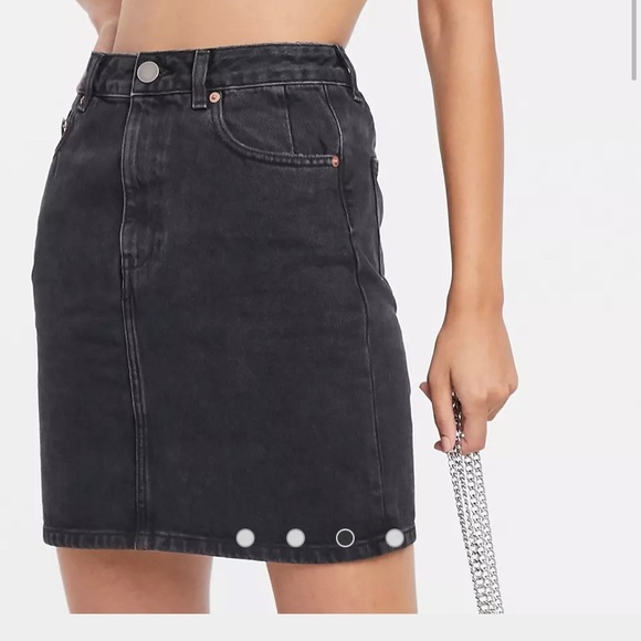 BUNDLE SALE 🍓 ASOS Black Denim Skirt 🍓 - Picture 6 of 6